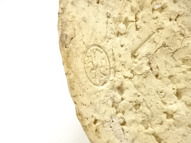  萩焼　坂高麗左衛門造　松絵　水指